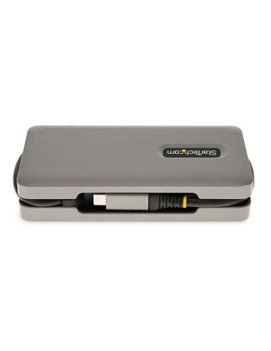 StarTech.com Adaptador Multipuertos USB-C - HDMI 4K a 60Hz VGA - Hub Ladrón USB de 3 Puertos - Power Delivery de Paso de 100W - 