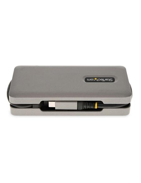 StarTech.com Adaptador Multipuertos USB-C - HDMI 4K a 60Hz VGA - Hub Ladrón USB de 3 Puertos - Power Delivery de Paso de 100W - 