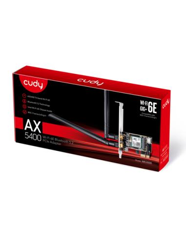 Cudy WE3000 adaptador y tarjeta de red Interno WLAN / Bluetooth 2400 Mbit/s