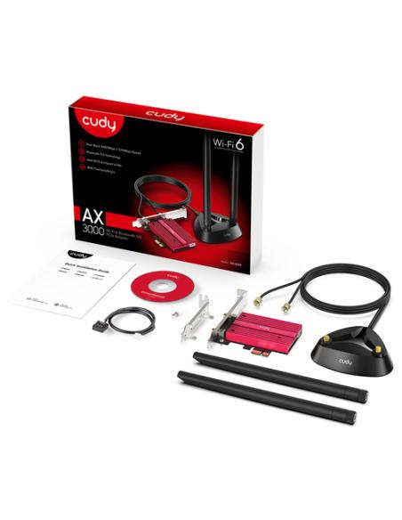 Cudy WE4000 adaptador y tarjeta de red Interno WLAN / Bluetooth 2400 Mbit/s