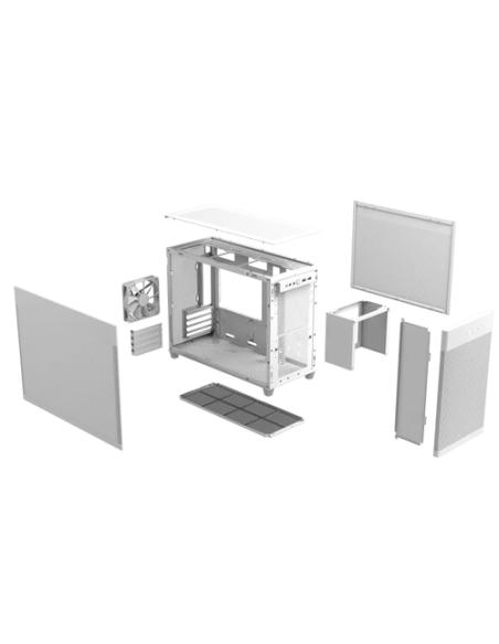 ASUS PRIME AP201 CASE TG WHITE Mini Tower Blanco
