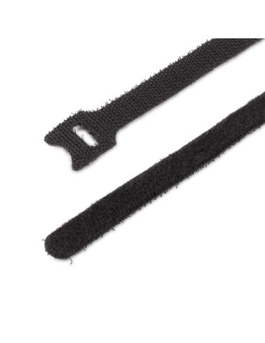 StarTech.com Bridas de 15cm de Gancho y Bucle - Paquete de 50 - Tiras/Envolturas Reusables para Gestión de Cableado - Cintas Aut