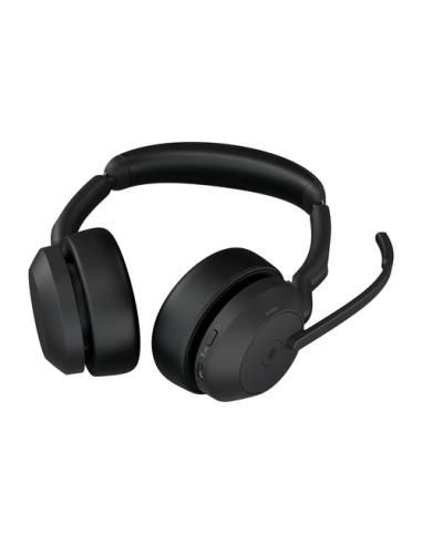 Jabra Evolve2 55 Auriculares Inalámbrico y alámbrico Diadema Oficina/Centro de llamadas Bluetooth Base de carga Negro