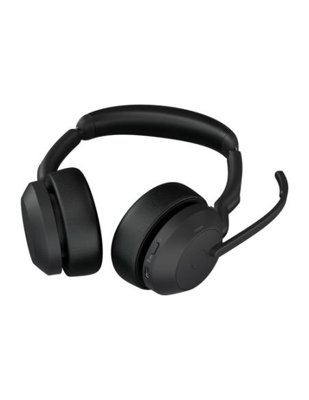 Jabra Evolve2 55 Auriculares Inalámbrico y alámbrico Diadema Oficina/Centro de llamadas Bluetooth Base de carga Negro