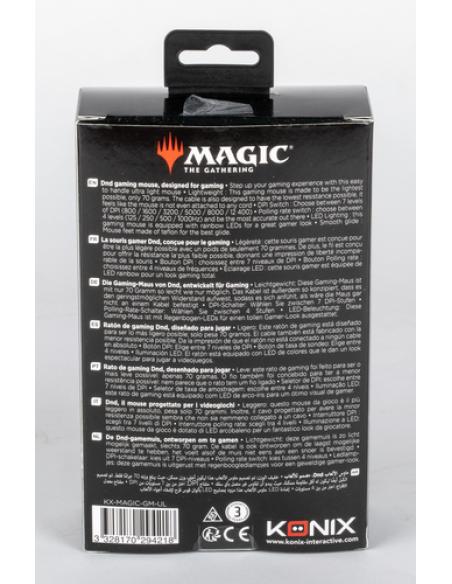 Konix KX MAGIC ULTRA LIGHT MOUSE ratón Juego Ambidextro USB tipo A Óptico 12400 DPI