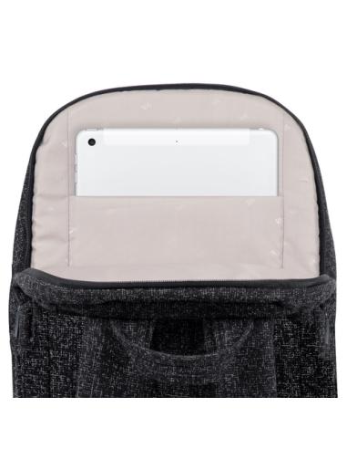 Rivacase 7962 39,6 cm (15.6") Mochila Negro, Blanco