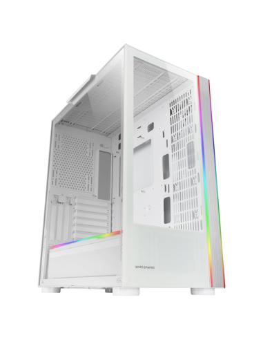 Mars Gaming MC-ULTRA, Torre Gaming Custom XXL E-ATX, Doble Tira LED ARGB, Doble Ventana Cristal Templado, Estructura Cámara Dual