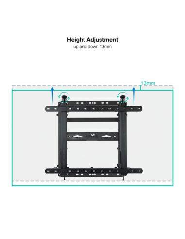 TooQ Soporte Video Wall de Pared para Pantalla 45"-70", Negro