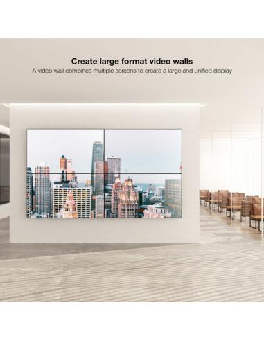 TooQ Soporte Video Wall de Pared para Pantalla 45"-70", Negro