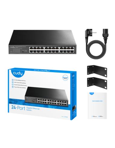 Cudy GS1024 switch Gigabit Ethernet (10/100/1000) Negro