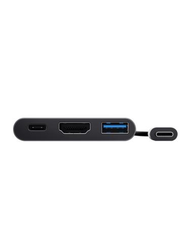 Trust Dalyx USB 3.2 Gen 1 (3.1 Gen 1) Type-C Aluminio, Negro