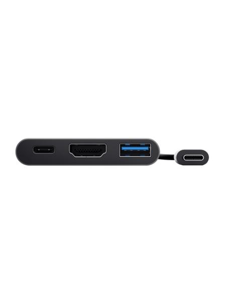 Trust Dalyx USB 3.2 Gen 1 (3.1 Gen 1) Type-C Aluminio, Negro
