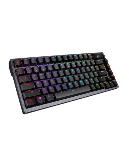 ASUS Azoth teclado Juego USB + RF Wireless + Bluetooth QWERTY Inglés Metálico