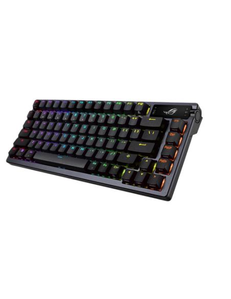 ASUS Azoth teclado Juego USB + RF Wireless + Bluetooth QWERTY Inglés Metálico