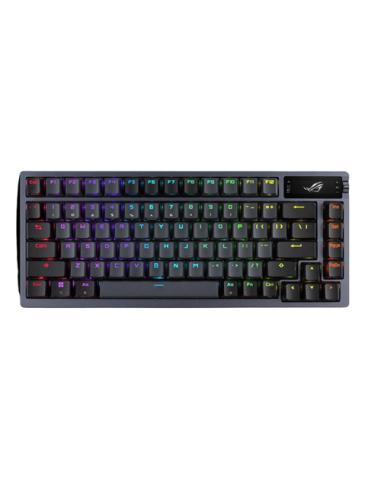 ASUS Azoth teclado Juego USB + RF Wireless + Bluetooth QWERTY Inglés Metálico