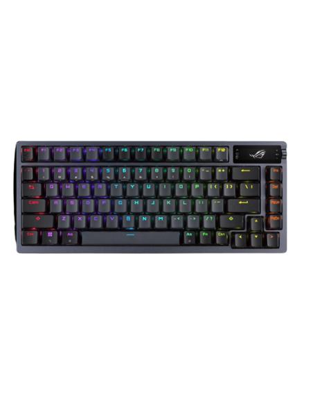 ASUS Azoth teclado Juego USB + RF Wireless + Bluetooth QWERTY Inglés Metálico