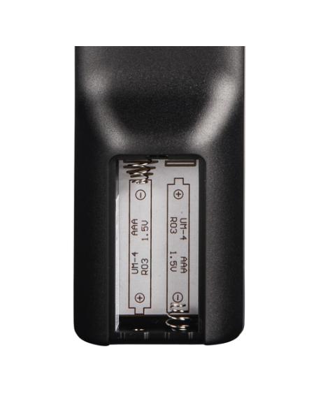 Hama | Mando de TV universal, para manejar hasta 4 aparatos, compatible con más de 1000 aparatos, color negro