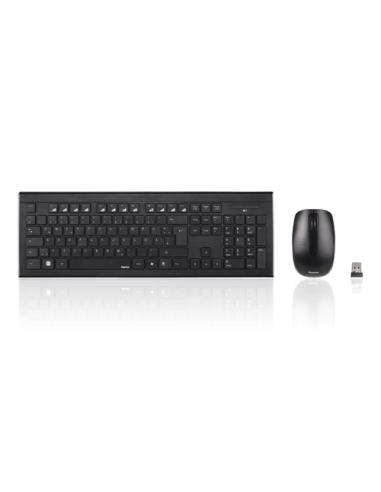 Hama 69182664 teclado Ratón incluido Hogar RF inalámbrico QWERTY Español Negro