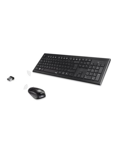 Hama 69182664 teclado Ratón incluido Hogar RF inalámbrico QWERTY Español Negro