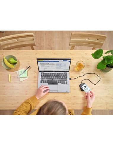 Trust Ceto lector de tarjeta inteligente Interior USB USB 2.0 Negro