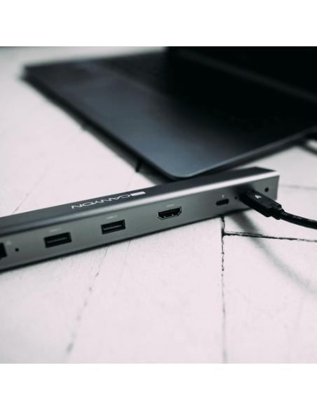 Canyon DS-6 USB 3.2 Gen 1 (3.1 Gen 1) Type-C Gris
