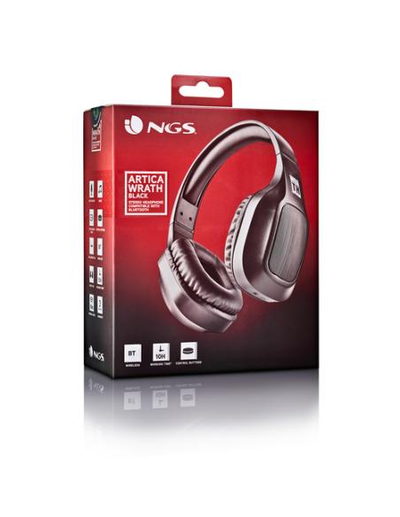 NGS ARTICA WRATH Auriculares Inalámbrico y alámbrico Diadema Llamadas/Música USB Tipo C Bluetooth Negro