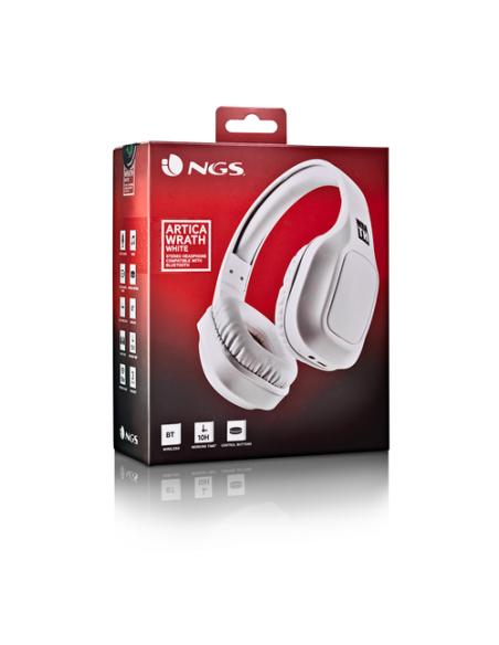NGS ARTICA WRATH Auriculares Inalámbrico y alámbrico Diadema Llamadas/Música USB Tipo C Bluetooth Blanco