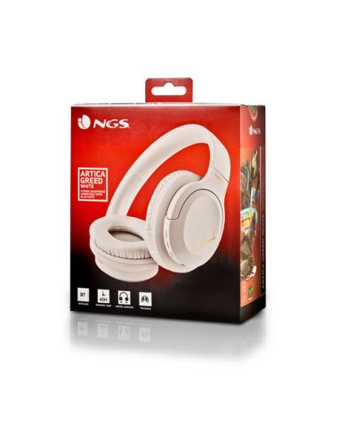 NGS ARTICA GREED Auriculares Inalámbrico y alámbrico Diadema Llamadas/Música USB Tipo C Bluetooth Blanco