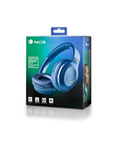 NGS ARTICA GREED Auriculares Inalámbrico y alámbrico Diadema Llamadas/Música USB Tipo C Bluetooth Azul