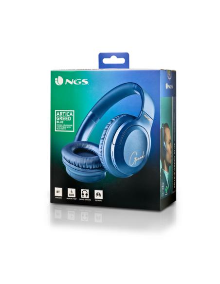 NGS ARTICA GREED Auriculares Inalámbrico y alámbrico Diadema Llamadas/Música USB Tipo C Bluetooth Azul