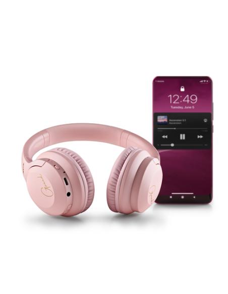 NGS ARTICA GREED Auriculares Inalámbrico y alámbrico Diadema Llamadas/Música USB Tipo C Bluetooth Rosa