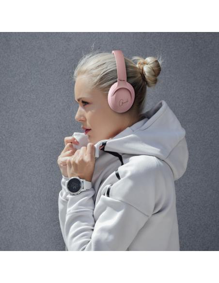 NGS ARTICA GREED Auriculares Inalámbrico y alámbrico Diadema Llamadas/Música USB Tipo C Bluetooth Rosa