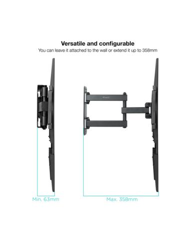 TooQ Soporte de pared para pantallas 32”- 55”