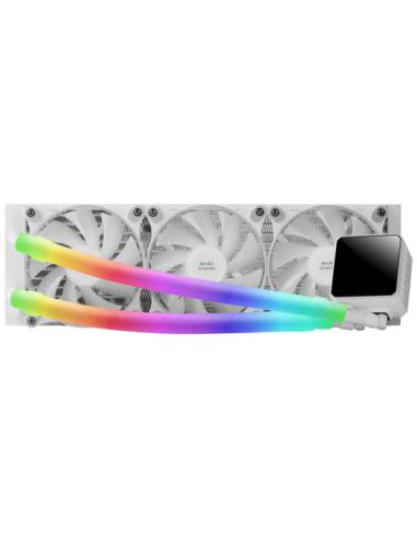 Mars Gaming MCA-WT, Funda ARGB para Tubos de Refrigeración Líquida, 30 LEDs Ultra Brillantes Personalizables ARGB, Silicona Eco 