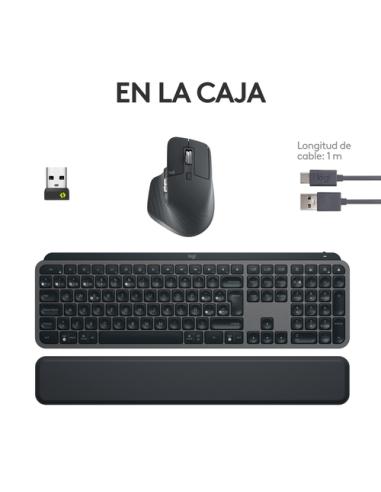 Logitech 920-011610 teclado Ratón incluido Oficina Bluetooth QWERTY Español Grafito