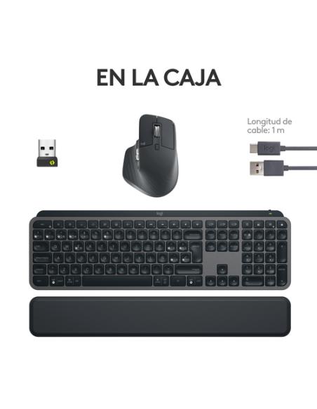 Logitech 920-011610 teclado Ratón incluido Oficina Bluetooth QWERTY Español Grafito