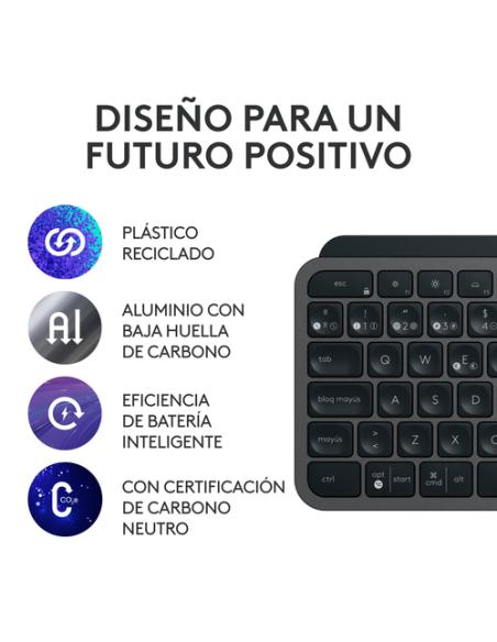 Logitech 920-011610 teclado Ratón incluido Oficina Bluetooth QWERTY Español Grafito