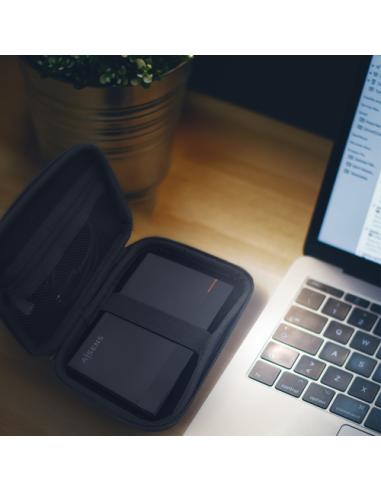 AISENS Estuche Protector para Caja Externa 2.5″, Negro