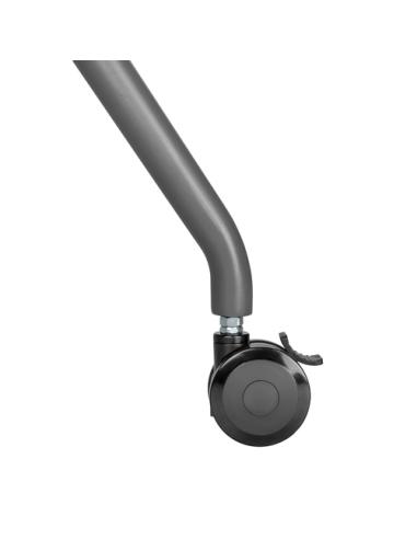 AISENS Soporte De Suelo Pro Con Rueda, 1 Bandeja Para Pantalla Interactiva/TV 120kg De 50-86, Negro