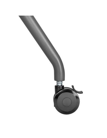 AISENS Soporte De Suelo Pro Con Rueda, 1 Bandeja Para Pantalla Interactiva/TV 120kg De 50-86, Negro