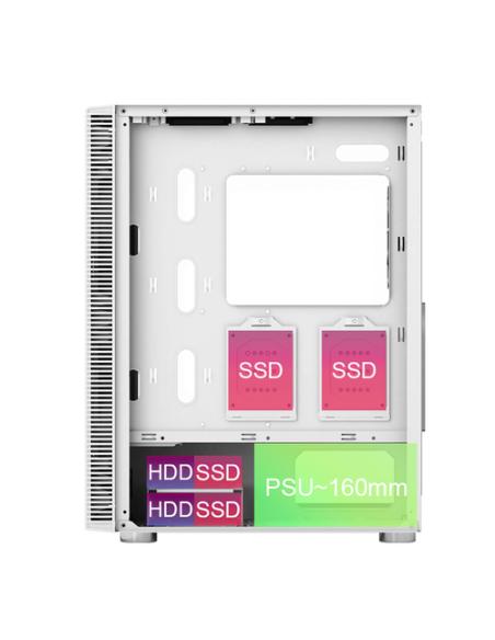 Montech X3 GLASS Midi Tower Blanco