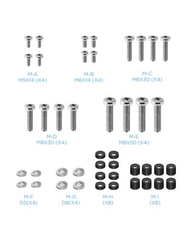 TooQ Soporte de Techo para Pantallas 23"-55", Negro