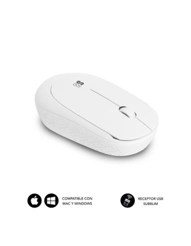 SUBBLIM Alfombrilla con Ratón Harmony Pack Mousepad XL + Wireless Mouse Purple