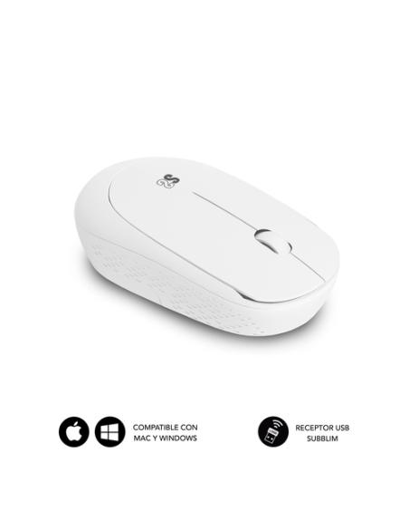 SUBBLIM Alfombrilla con Ratón Harmony Pack Mousepad XL + Wireless Mouse Purple