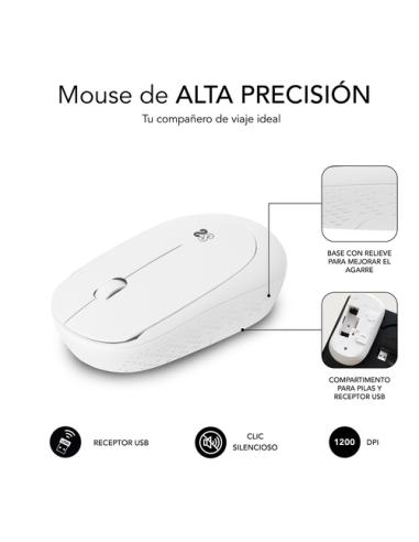 SUBBLIM Alfombrilla con Ratón Harmony Pack Mousepad XL + Wireless Mouse Purple