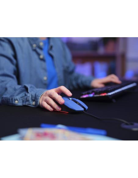 Trust GXT109B FELOX ratón Juego Ambidextro USB tipo A 6400 DPI
