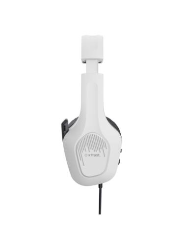 Trust GXT 415W Zirox Auriculares Alámbrico Diadema Juego Blanco