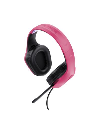 Trust GXT 415P Zirox Auriculares Alámbrico Diadema Juego Rosa