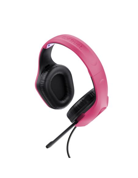 Trust GXT 415P Zirox Auriculares Alámbrico Diadema Juego Rosa