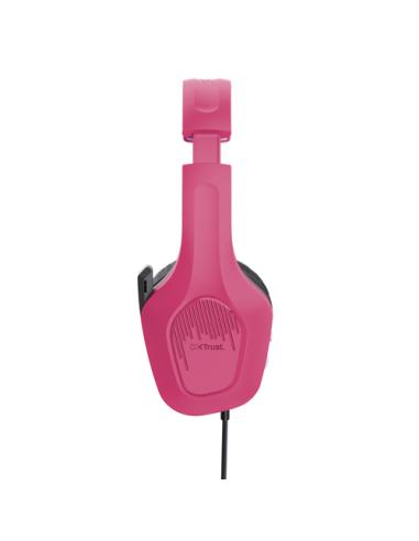 Trust GXT 415P Zirox Auriculares Alámbrico Diadema Juego Rosa